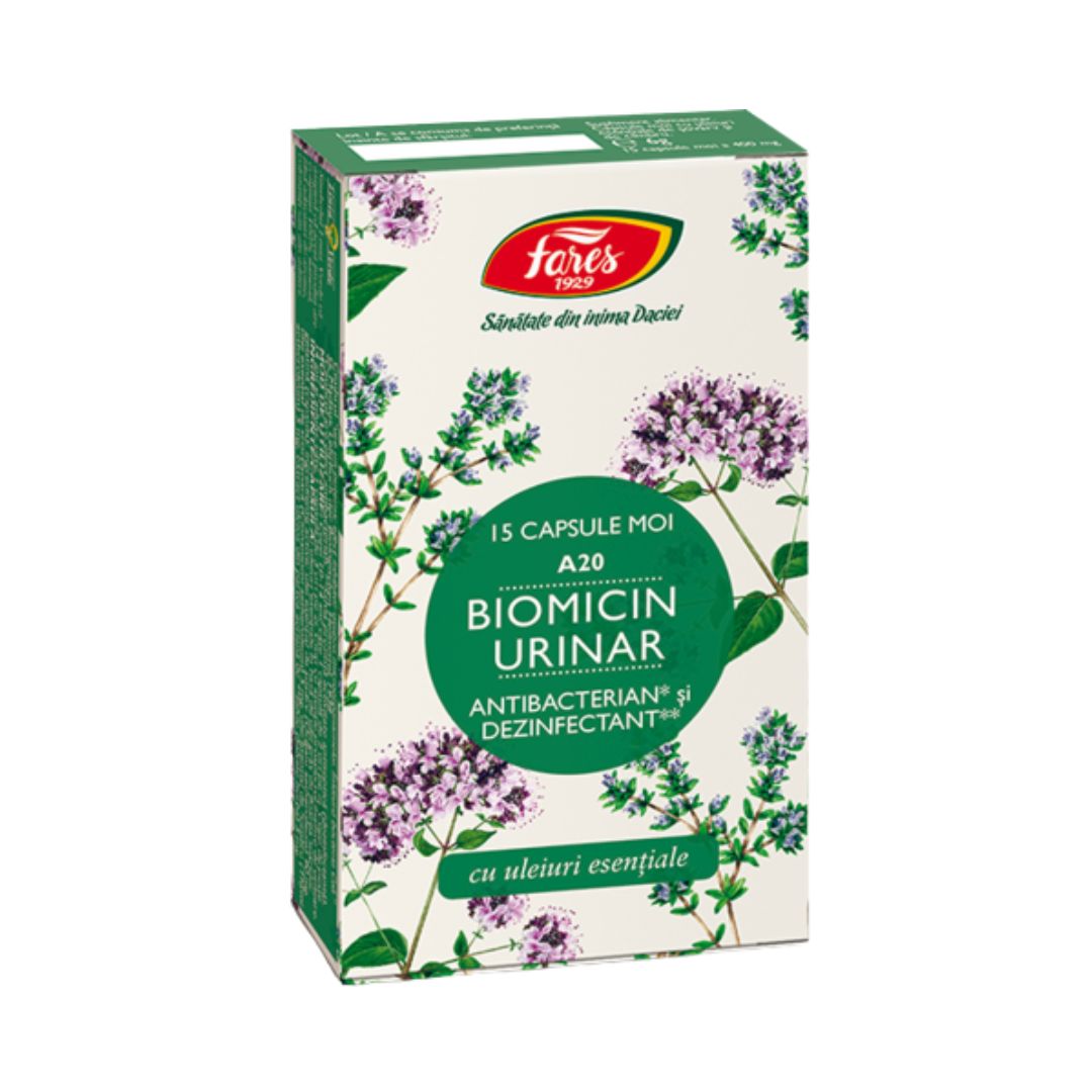 Biomicin Urinary A20 – 15 Soft caps Fares