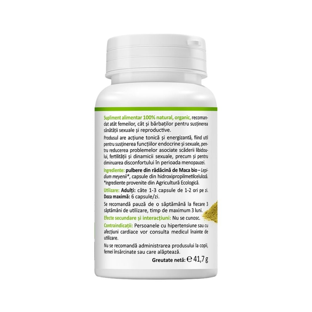 ماكا بيو 600 ملغ، 60 كبسولة، زينيث