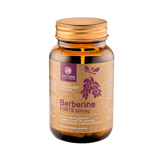 Berberină Forte 500 mg 60 capsule Aronia