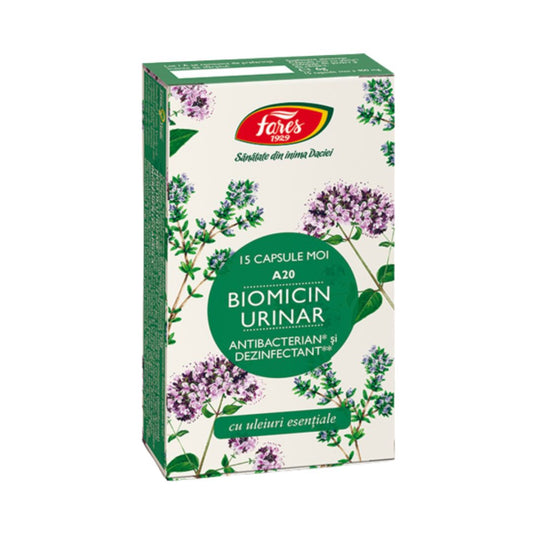 Biomicin Urinary A20 – 15 Soft caps Fares