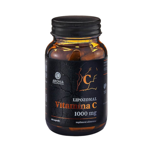 Vitamina C liposomală 1000 mg 60 capsule Aronia 