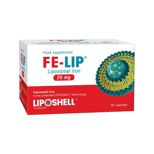 حديد ليبوزومي FE-LIP 20 ملغ - 30 كيسًا ليبوشيل 