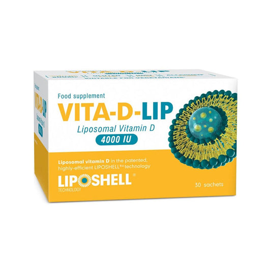 فيتامين د الليبوزومي VITA-D-LIP 4000 وحدة دولية - 30 كيسًا ليبوزوميًا 